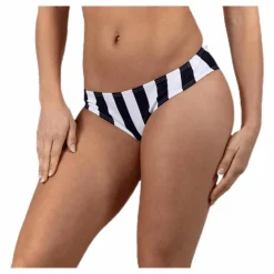 Pieces Bea Bikini Brief White/Black* Simning|Badkläder