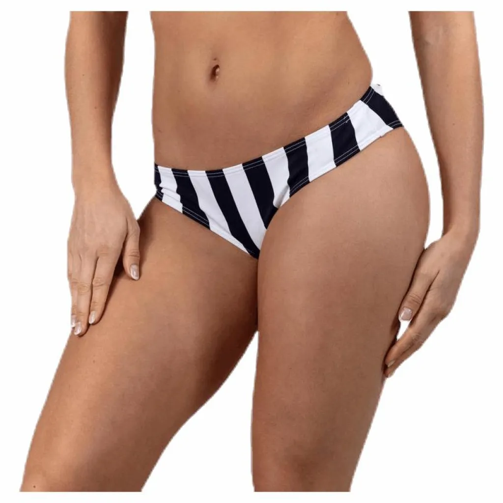 Pieces Bea Bikini Brief White/Black* Simning|Badkläder