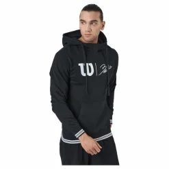 Wilson Bela Po Hoody-slimfit Black/white* Racketsporter
