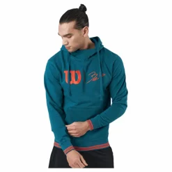 Wilson Bela Po Hoody-slimfit Blue Coral/fiesta* Tröjor|Racketsporter