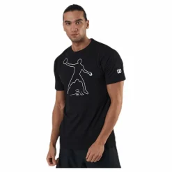 Wilson Bela Tech Tee Black* T-Shirts|Racketsporter