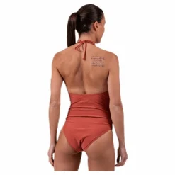 Pieces Belma Swimsuit Red* Simning|Badkläder