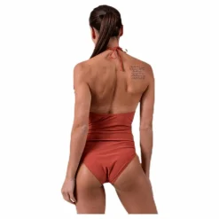 Pieces Belma Swimsuit Red* Simning|Badkläder