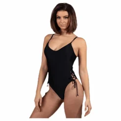 Pieces Beluka Swimsuit Black* Simning|Badkläder