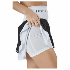 BOW19 Bianca /print Skirt Big Stripe White/black* Kjolar Och Klänningar|Racketsporter