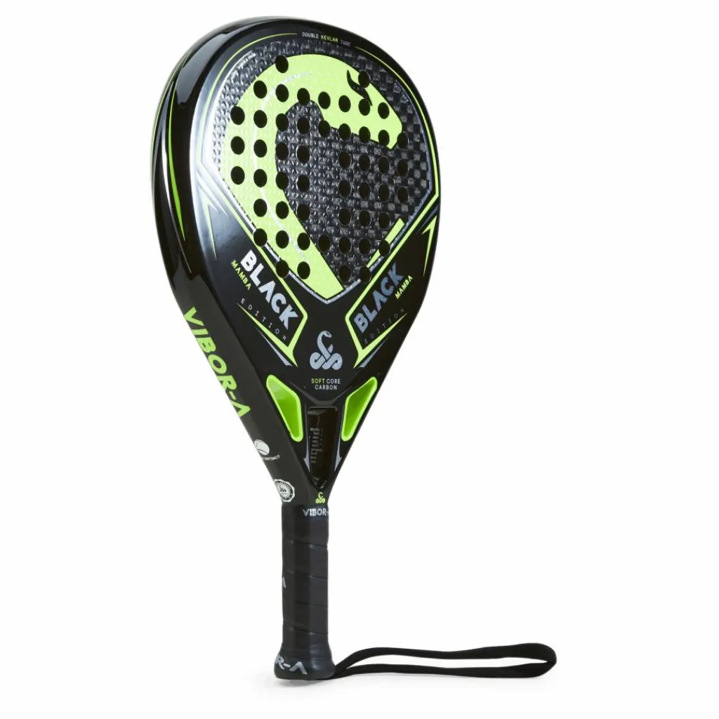 Vibor-A Black Mamba Liquid Edition 202 Black/yellow* Racket Och Bollar|Racketsporter