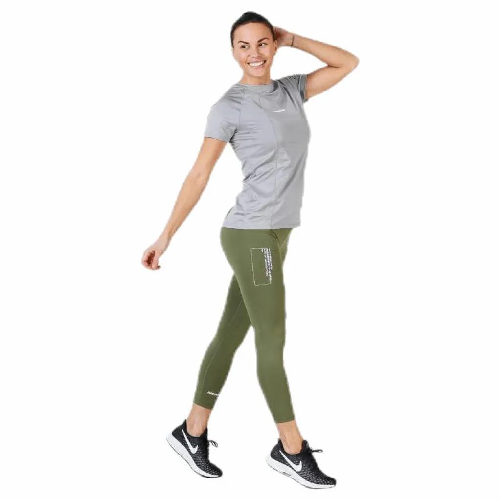 Newline Black Tech Tee Grey* T-Shirts|Löpning