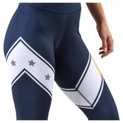 Tommy Hilfiger Sport Block Legging Stars Full Length Blue* Tights|Träning