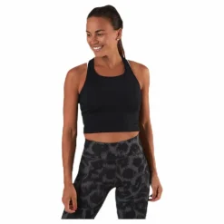 Casall Bold Rib Crop Tank Black* Linnen|Träning