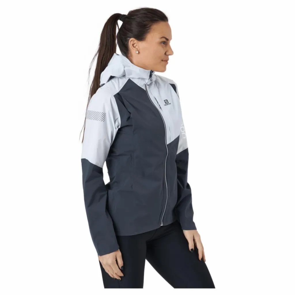 Salomon Bonatti Trail Wp Jkt W Ebony/wht* Jackor|Löpning