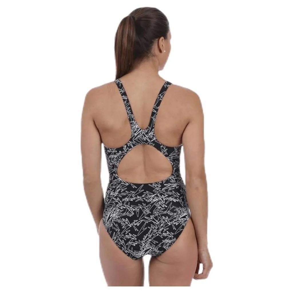 Speedo Boom Allover Muscleback White/Black* Simning|Badkläder