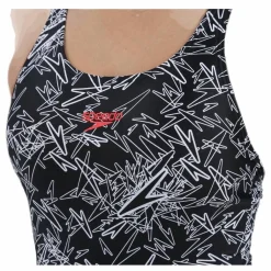 Speedo Boom Allover Muscleback White/Black* Simning|Badkläder