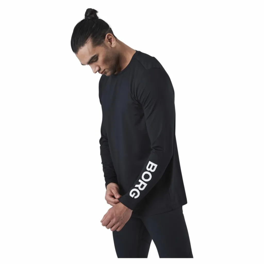 Björn Borg Borg LS Tee Black* Tröjor|Träning