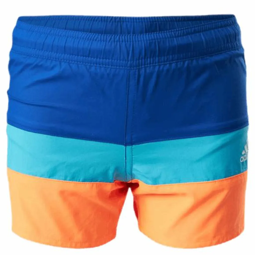 adidas Boys Colorblock Shorts Team Royal Blue / Screaming Orange*Barn Simning|Badkläder