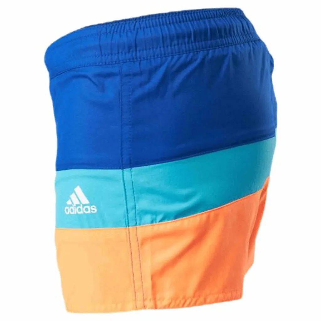 adidas Boys Colorblock Shorts Team Royal Blue / Screaming Orange*Barn Simning|Badkläder