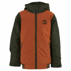 Burton Boys Gameday Jacket Brown/Green*Barn Alpint|Jackor