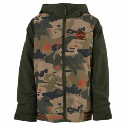 Burton Boys Gameday Jacket Patterned/Green*Barn Alpint|Jackor