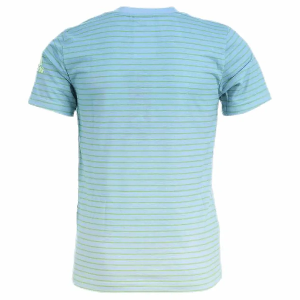 adidas Boys Melbourne Tee Blue/Yellow*Barn T-Shirts|Racketsporter