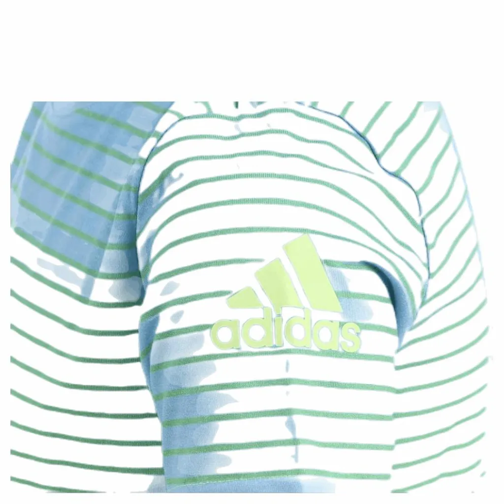 adidas Boys Melbourne Tee Blue/Yellow*Barn T-Shirts|Racketsporter