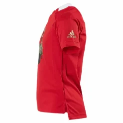 adidas Boys Salah Aeroready Football T-Shirt Vivid Red / Gold Metallic*Barn Fotboll|T-Shirts