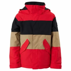 Burton Boys' Symbol Jacket Tomato/true Black/kelp*Barn Alpint|Jackor