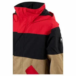 Burton Boys' Symbol Jacket Tomato/true Black/kelp*Barn Alpint|Jackor
