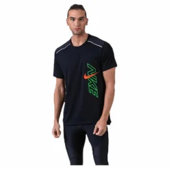 Nike Breathe Rise 365 GX Black* T-Shirts|Löpning