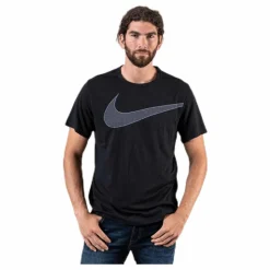 Nike Breathe Top SS Hyper Dry White/Black* T-Shirts|Träning
