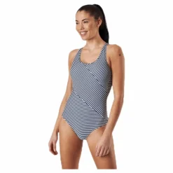 Abecita Brighton Swimsuit w Racerback Blue/White* Simning|Badkläder