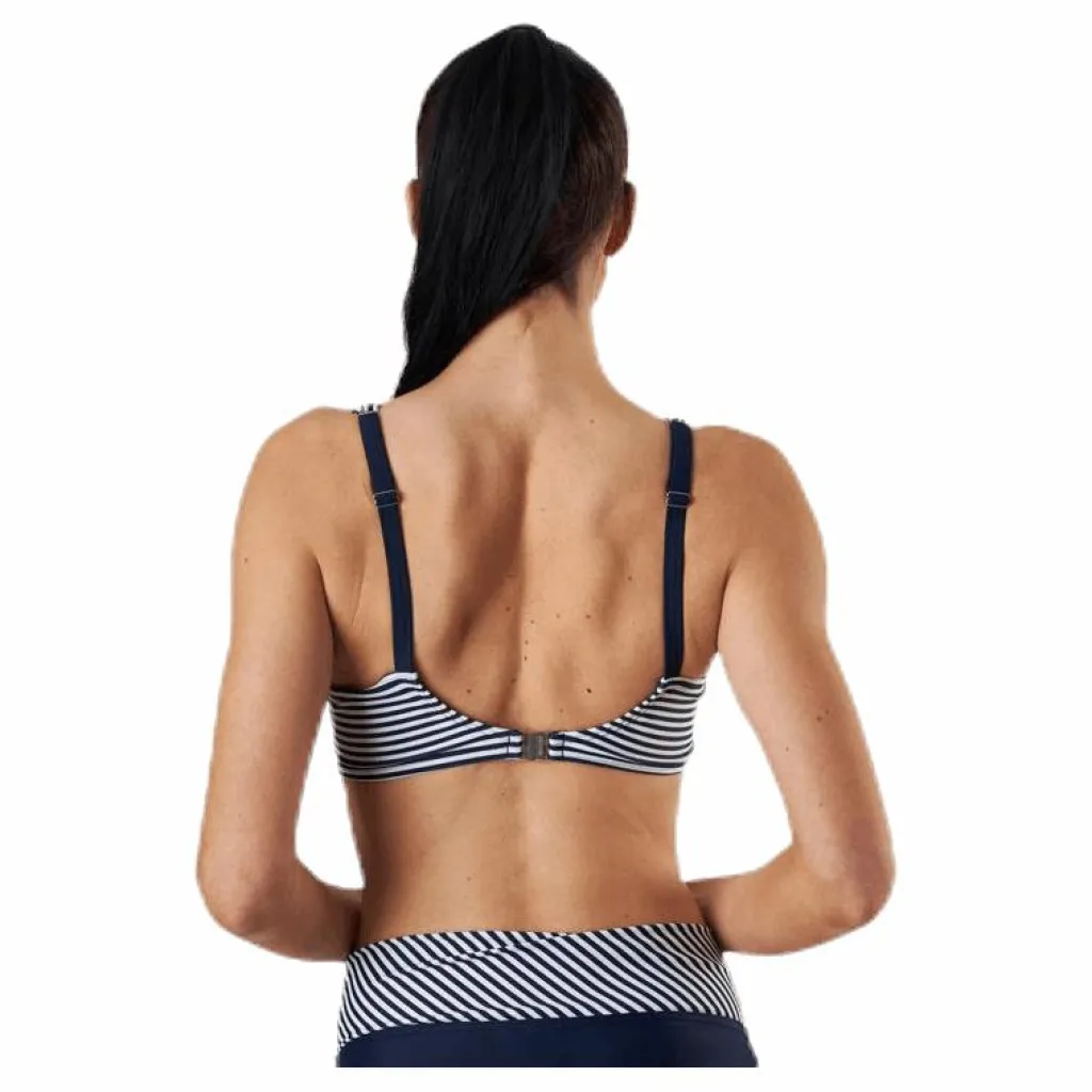 Abecita Brighton Twisted Soft Bra Blue/White* Simning|Badkläder