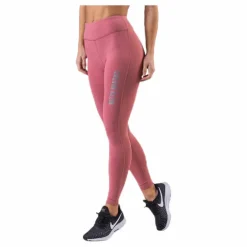 Calvin Klein Brushed Full Length Tight W Pink* Tights|Träning