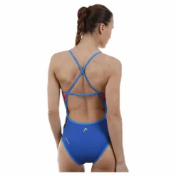 Head Camo Blue/Red* Simning|Badkläder