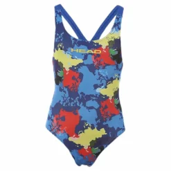 Head Camo Blue/Red*Barn Simning|Badkläder