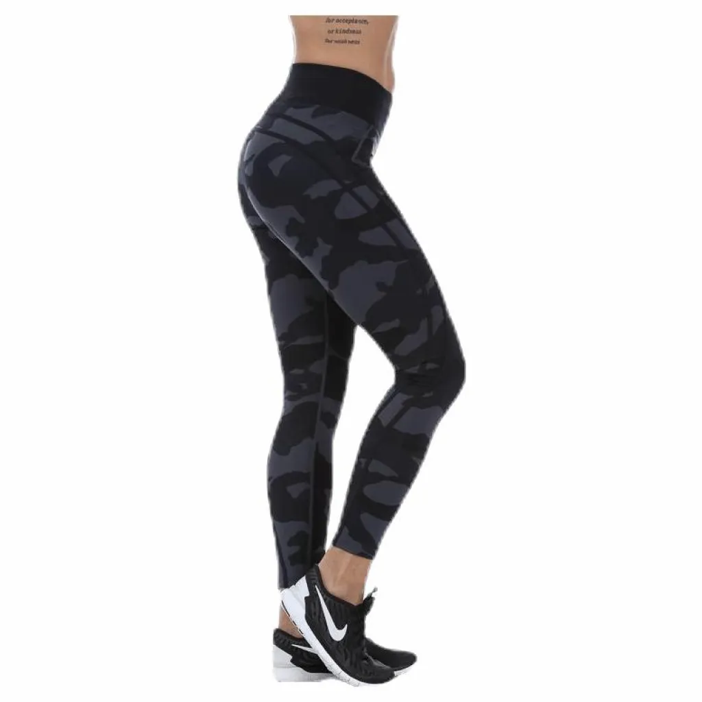 Better Bodies Camo High Tights Black* Tights|Träning
