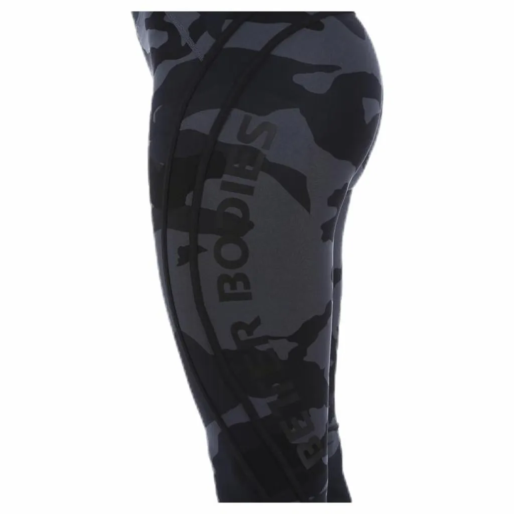 Better Bodies Camo High Tights Black* Tights|Träning