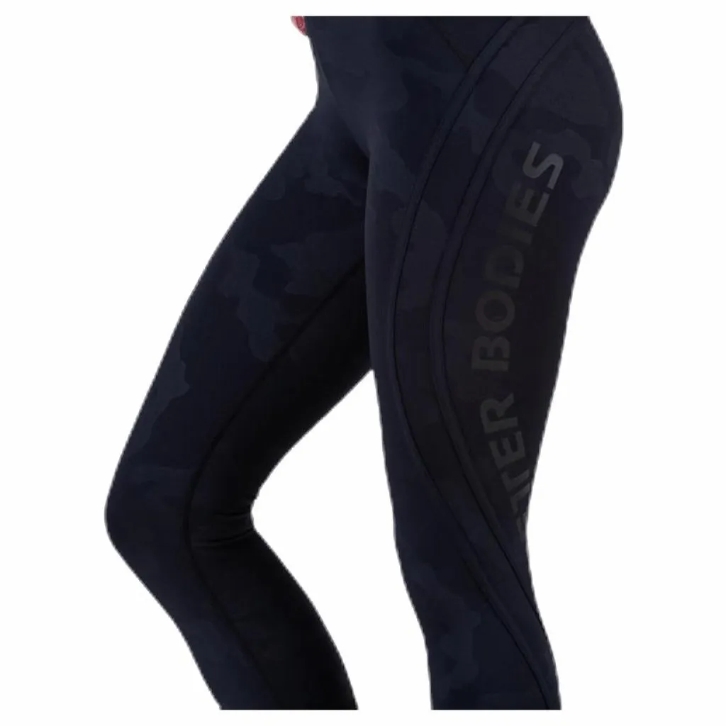 Better Bodies Camo High Tights Patterned/Black* Tights|Träning