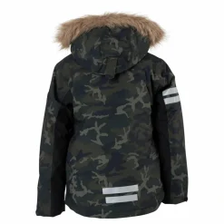 Lindberg Camo Jacket Green*Barn Alpint|Jackor