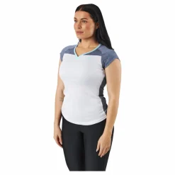 Babolat Cap Sleeve Top Play White Blue* Racketsporter|Linnen