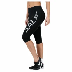 Salming Capri Logo Tights W Black* Tights|Löpning