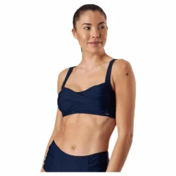 Abecita Capri Twisted Solid Soft Bra Blue* Simning|Badkläder
