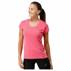 ASICS Capsleeve Top Pink* T-Shirts|Löpning