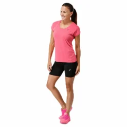 ASICS Capsleeve Top Pink* T-Shirts|Löpning