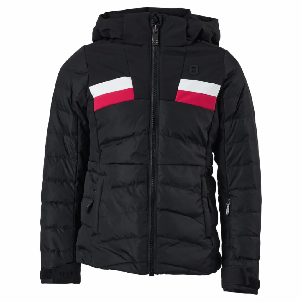 8848 Altitude Carey Jr Jacket Black*Barn Alpint|Jackor