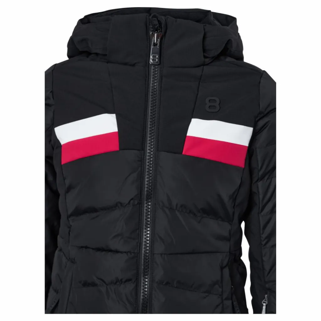 8848 Altitude Carey Jr Jacket Black*Barn Alpint|Jackor