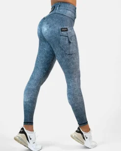 Gavelo Cargo Leggings Denim Denim* Träning|Tights