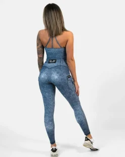 Gavelo Cargo Leggings Denim Denim* Träning|Tights