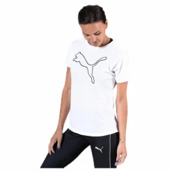 Puma Cat Tee White* T-Shirts|Träning