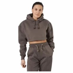 Gavelo Chill Lounge Cropped Hoodie Taupe* Tröjor|Träning