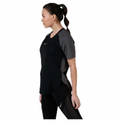 Nike City Sleek Top SS Cool Black/Grey* T-Shirts|Löpning