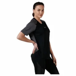 Nike City Sleek Top SS Cool Black/Grey* T-Shirts|Löpning